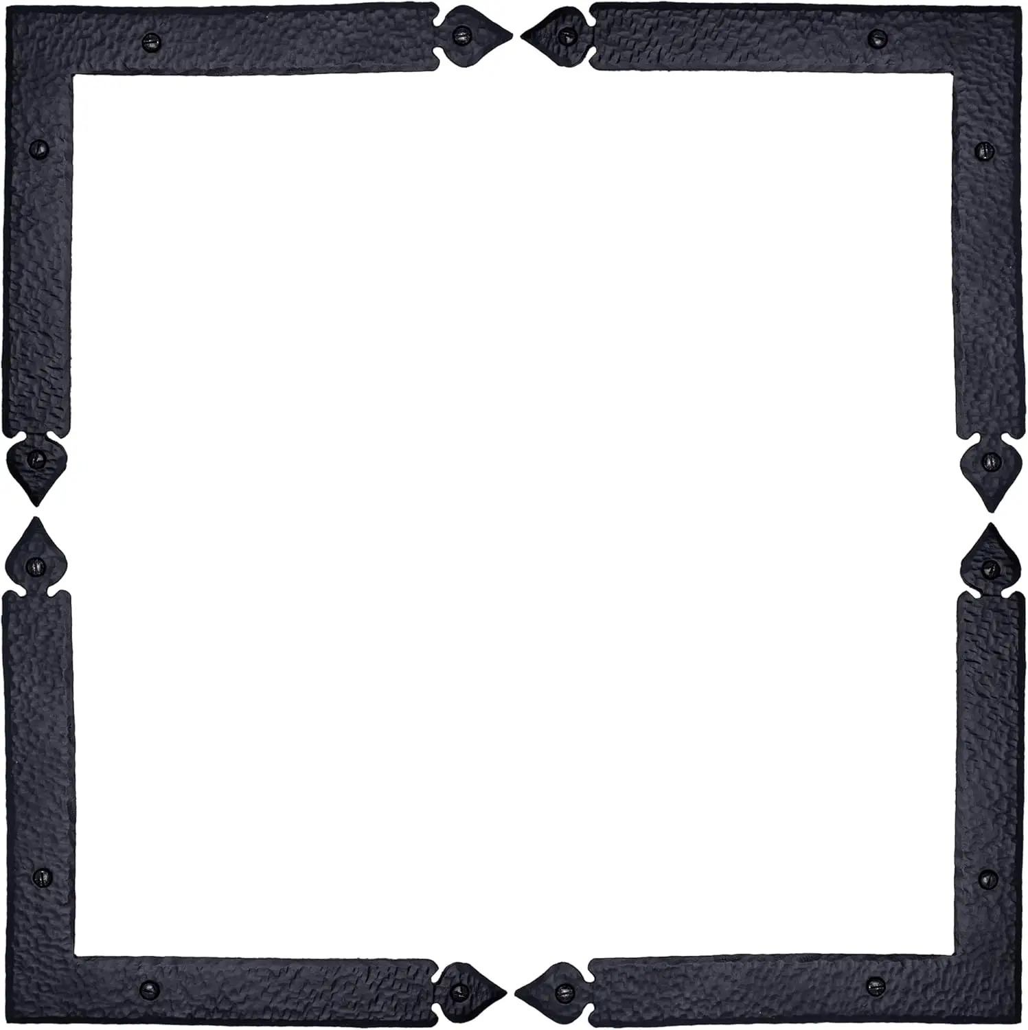 

Decorative Corner Brackets Black 8 inch L Bracket Four PACK Durango Series Borderland Rustic Hardware