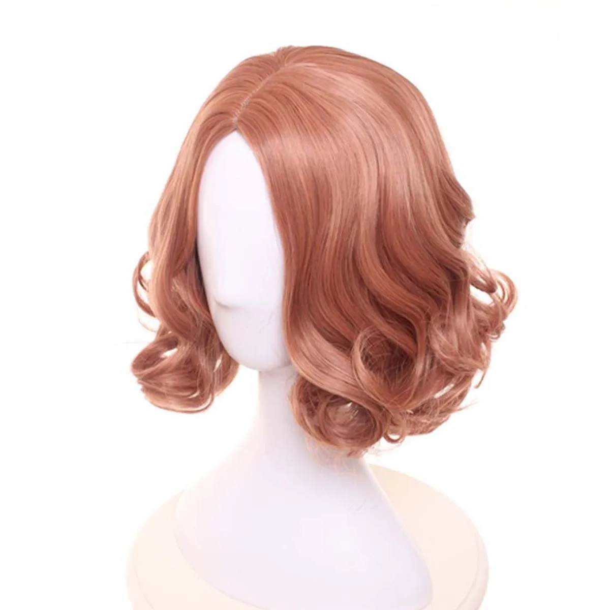 لعبة الهالوين التأثيرية P5 ماكوتو نيجيما شعر مستعار قصير مجعد برتقالي