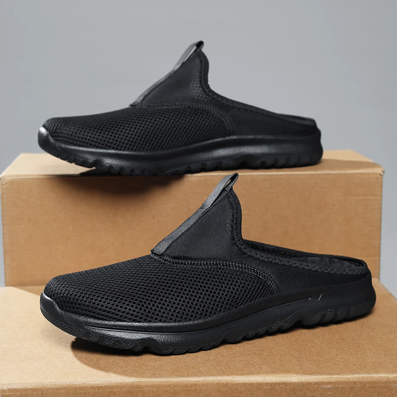 Męskie buty całoroczne, kapcie, miękkie męskie sneakersy, buty outdoorowe dla mężczyzn.