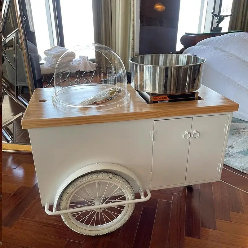 Internet celebrity float stall trolley shopping mall supermarket promotion cart mobile promotion platform