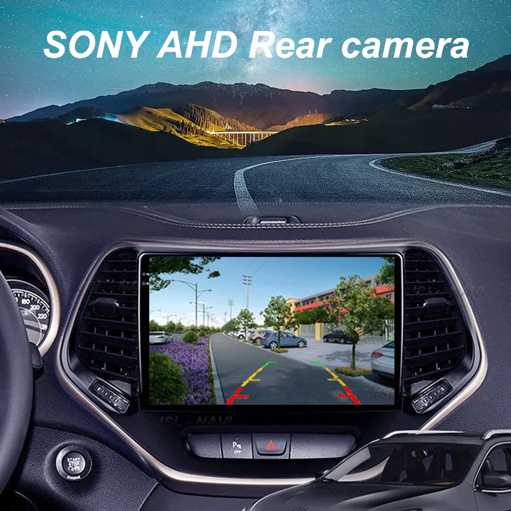 لسيارة جيب شيروكي 5 KL 2014 - 2020 راديو ستيريو مشغل فيديو الوسائط المتعددة نظام تحديد المواقع DSP BT No 2din وحدة الرأس CarPlay أندرويد 14 #1