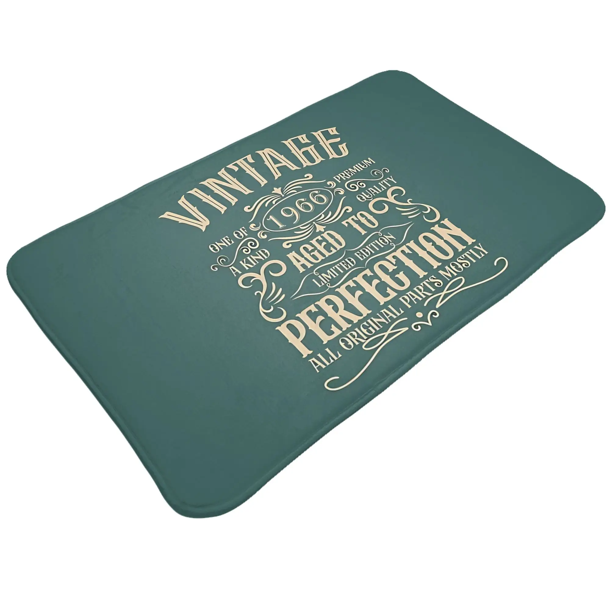 Born in 1966 vintage Decorations Bedroom Mat 60th Birthday Doormat Kitchen Carpet Entrance Door Rug Home Decor