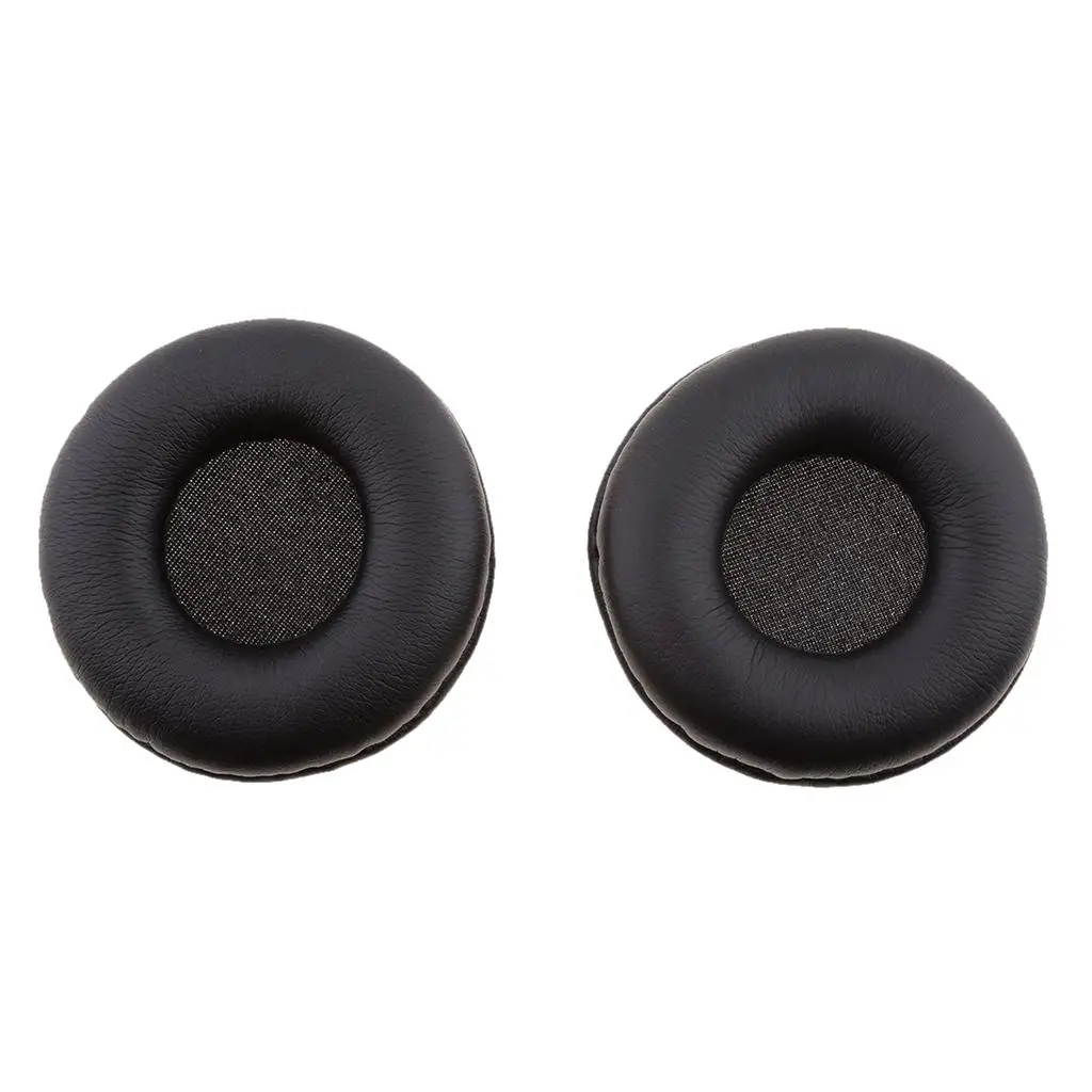 Universal foam ear pads (72-75mm diameter, 1 pair) black/grey