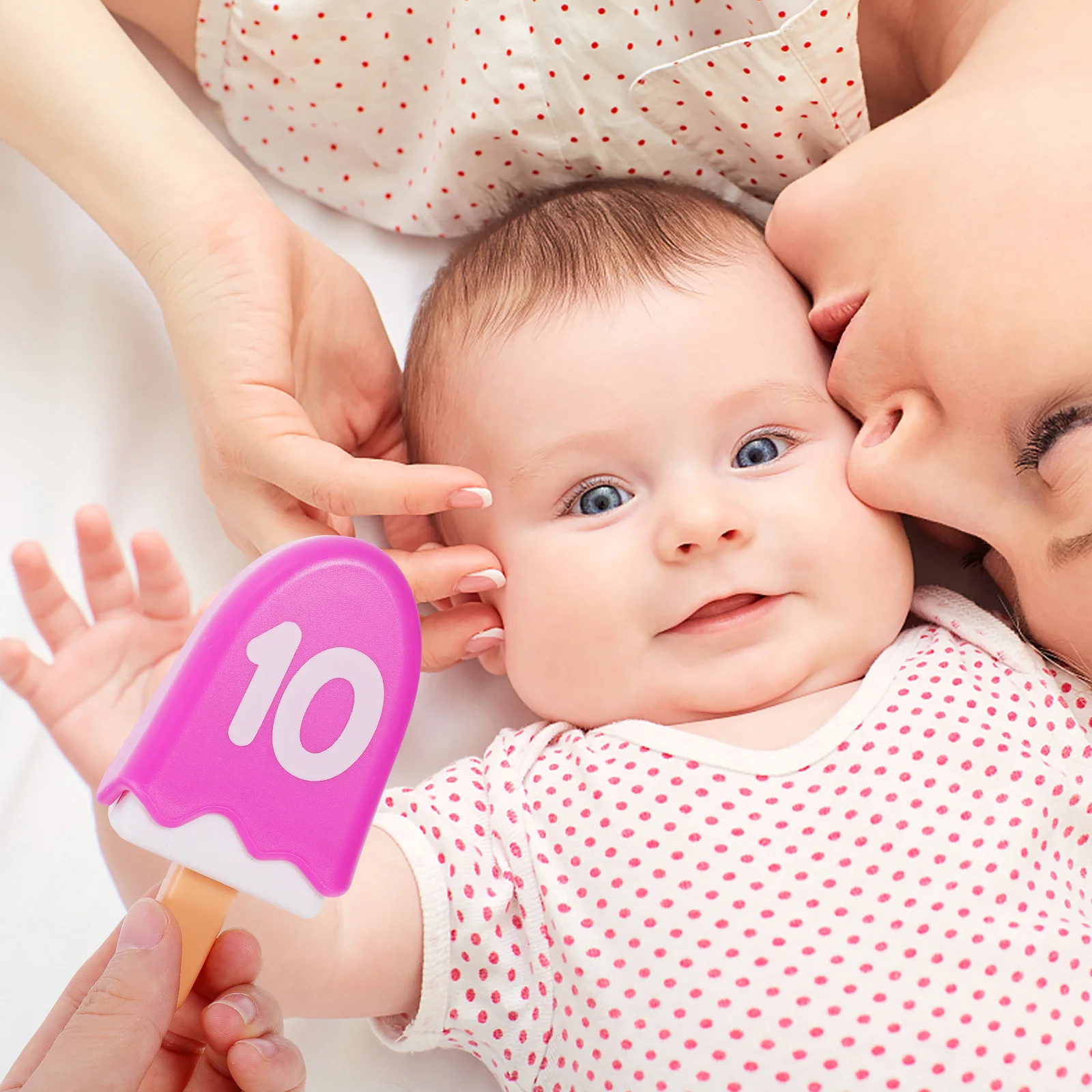 

1Set Digital Popsicle Matching Game for Kids Number Recognition Learning Tool Educational Playset Assorted Colors Cognitive