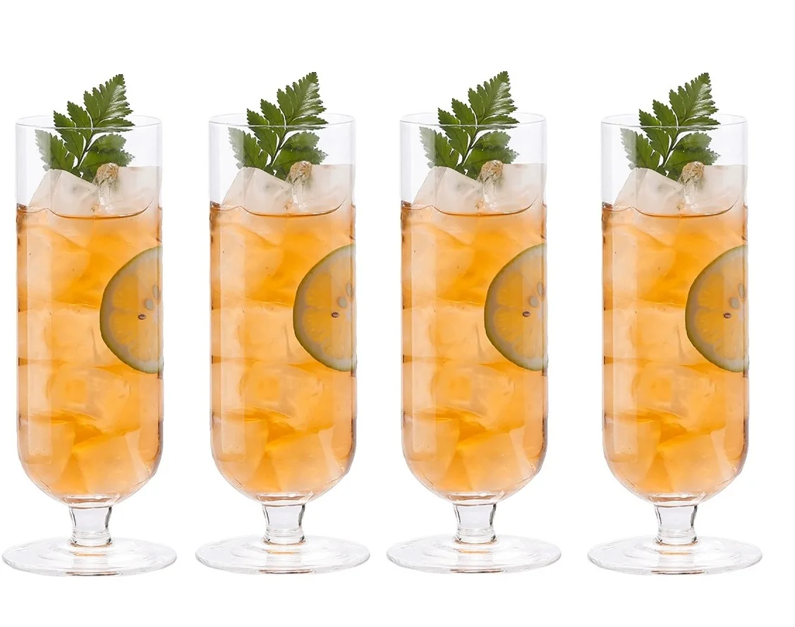 6PCS /set Cocktail Glasses Cup Japanese Style Collin Cups Short Straight Long Drink Cup Highball Cups Wholesale