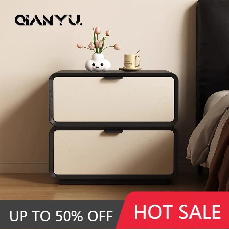 Luxury Nordic Nightstand Modern Storage Vintage Aesthetic Trendy Display Nightstand Muebles Para Dormitorio Bedroom Furniture