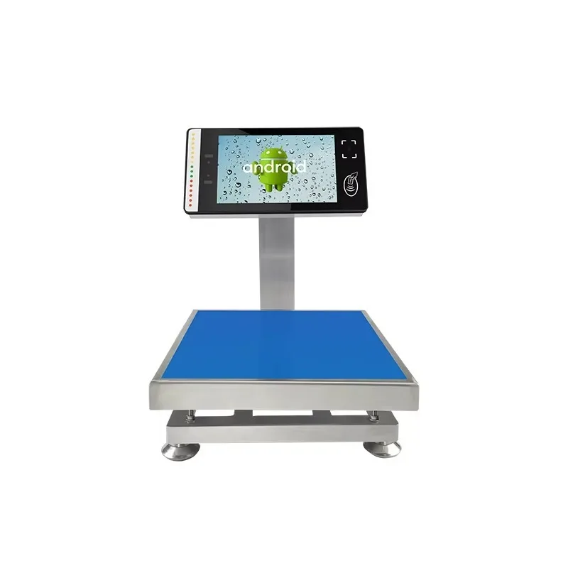 All in One Touch Screen Supermarket Pos Scale With Android System Support Face Recognition and Card Swiping Pos Scales