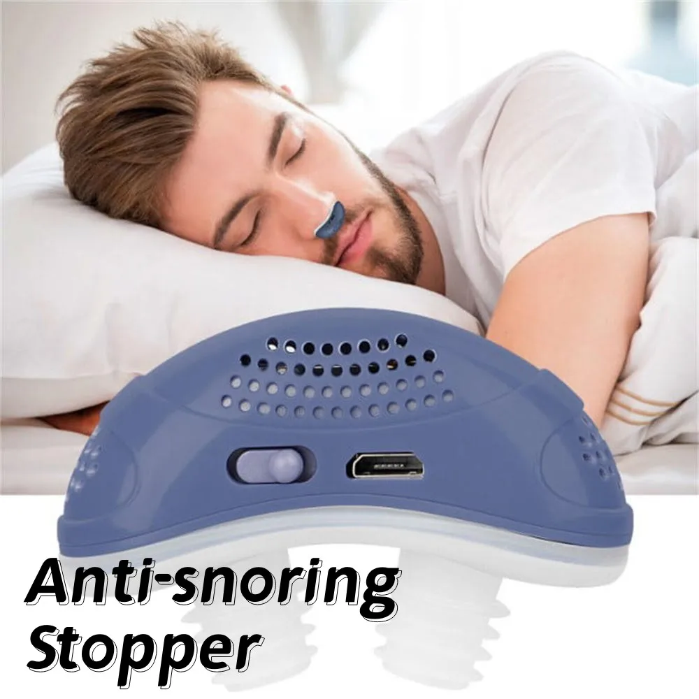 New Electric Anti-snoring Stopper for Men and Women Corrector Nose Breathing Improve Sleeping Relieve Prevent Snoring Device