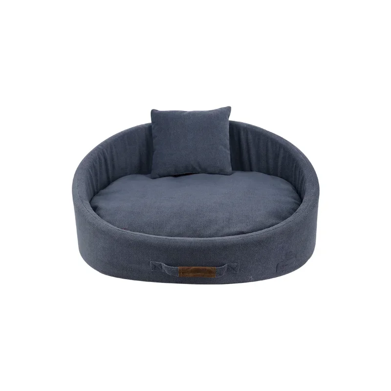 dog sofa bed with PU handle high density foam pet couch beds deluxe dog beds