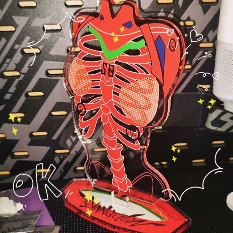 EVANGELION Asuka Langley Soryu حامل أكريليك نموذج الشكل شخصية Ayanami Rei مكتب زخرفة عرض مجموعة اللعب تمثال