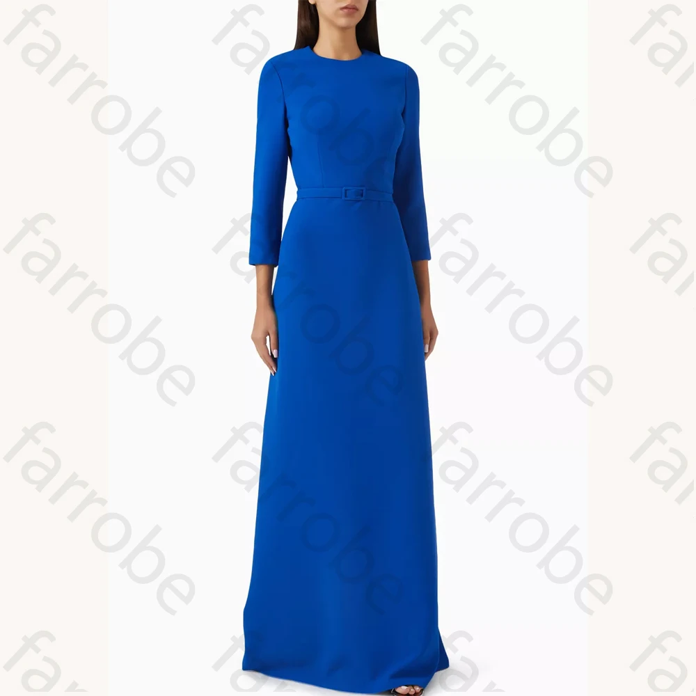 

Elegant A-Line Three-quarters Sleeve Dress Evening Dresses Formal Exquisite High Quality Prom Party Gowns for Women Customized