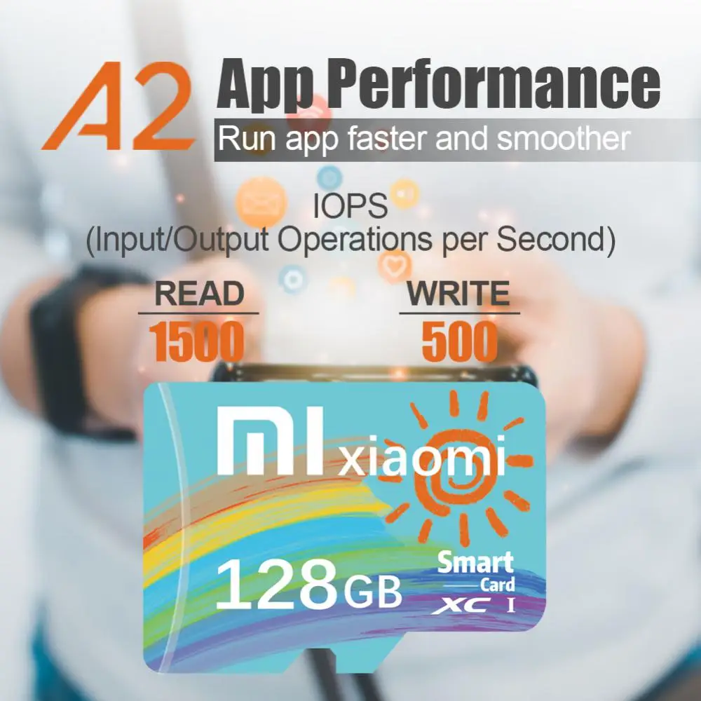 Xiaomi-Mijia高速メモリカード,電話用フラッシュカード,128GB, 256GB