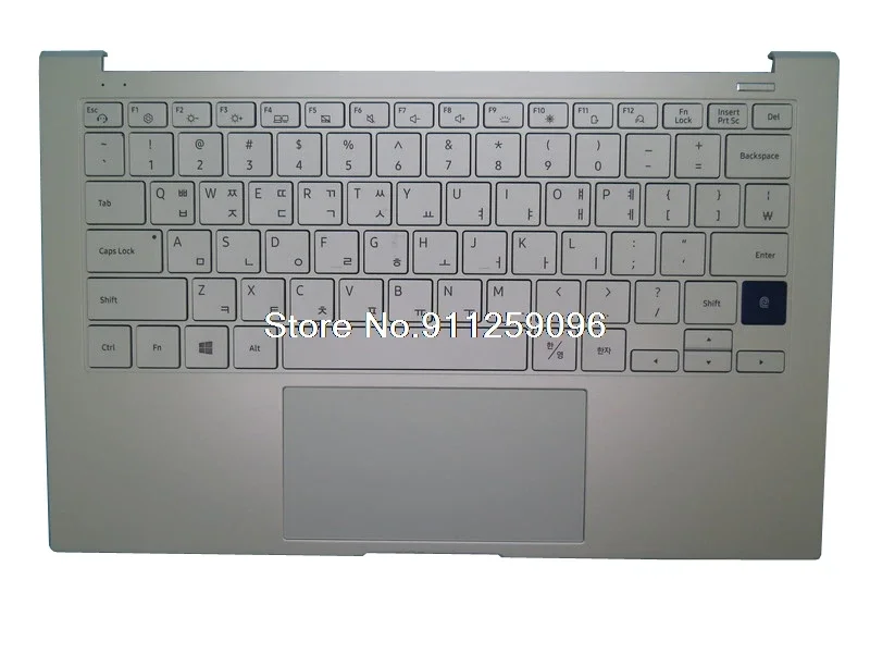 

Подставка для рук и клавиатура для ноутбука Samsung NT930XCG 930XCG, Корея KR BA61-04088A, верхняя крышка с тачпадом, новинка