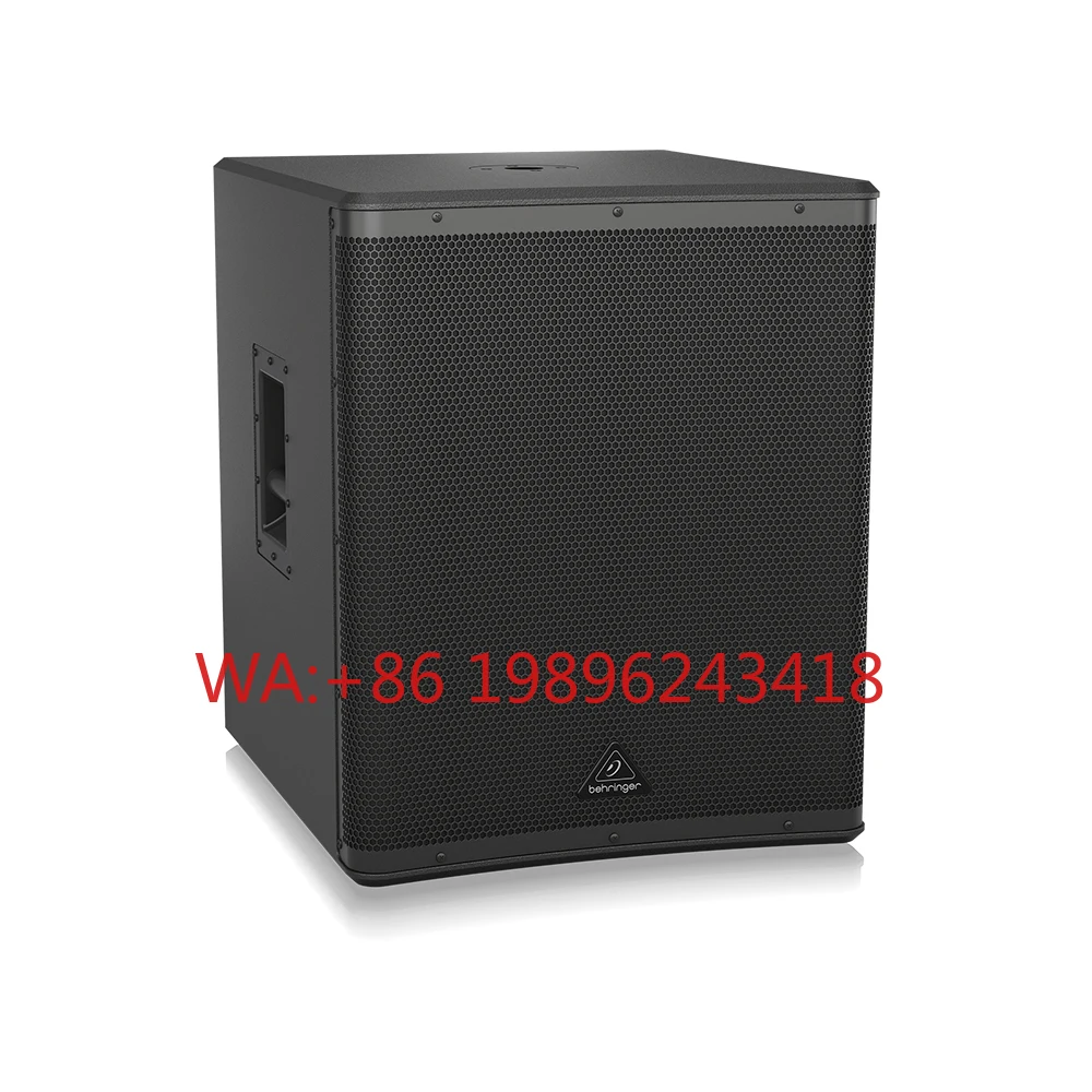 Subwoofer Activo Behringer DR18SUB de 18 Pulgadas y 2400 Watts con Crossover Estéreo Integrado, Altavoz para Sistema de PA Interior, Altavoz para Escenario