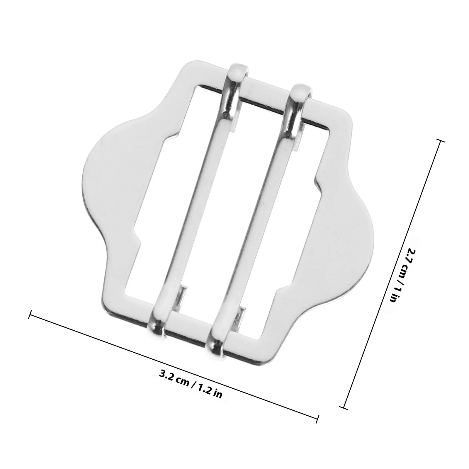 10 قطعة حزام الخصر أبازيم النحاس أزرار قابلة للتعديل لبدلة سترة الملابس إغلاق الملحقات المعدنية تصميم بسيط دائم
