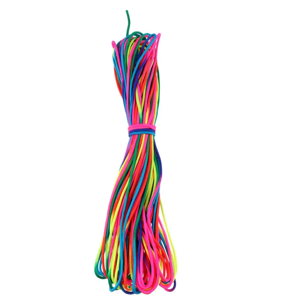 Premium Polyester Paracord 4mm Outdoor Survival Bracelet Rope Parachute Cord String Kit for Hiking and Craft Projects