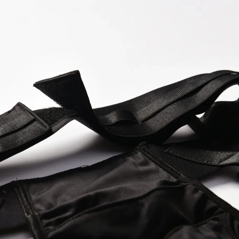 رجل ملابس داخلية رياضية مع ثقب قابل للتعديل حزام الخصر على ملخصات تسخير سراويل قضيب جلدي السروال للذكور النساء الأزواج