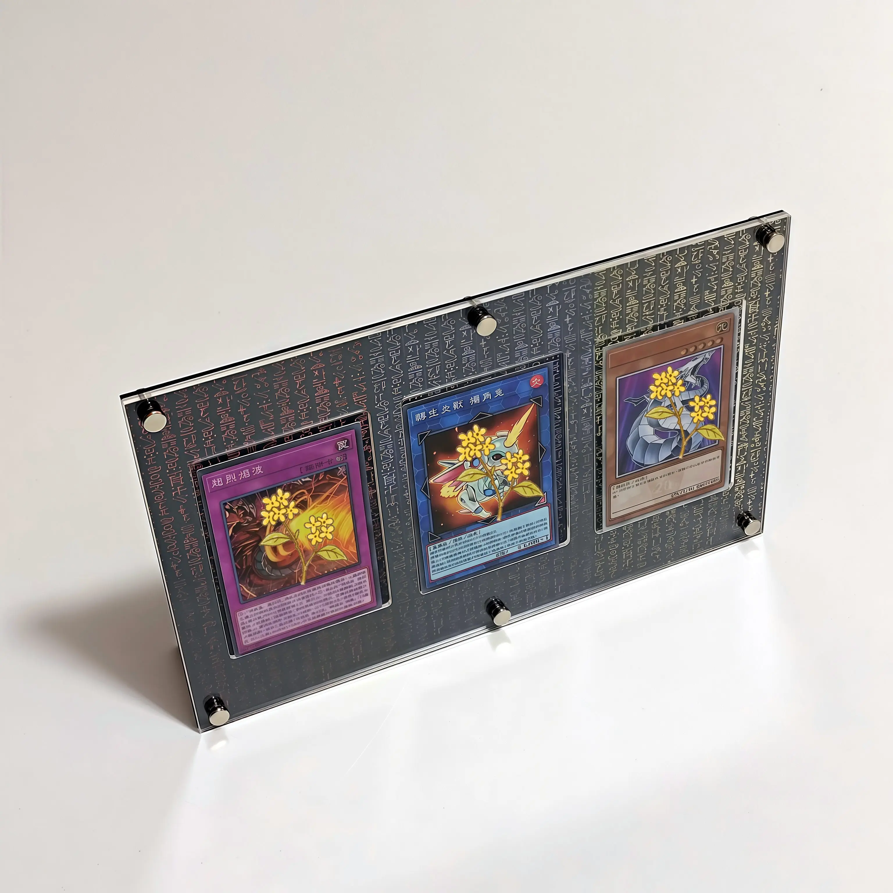 yugioh card display frame Framed Display for (3) PSA Yugioh Cards PSAFRAMES.COM