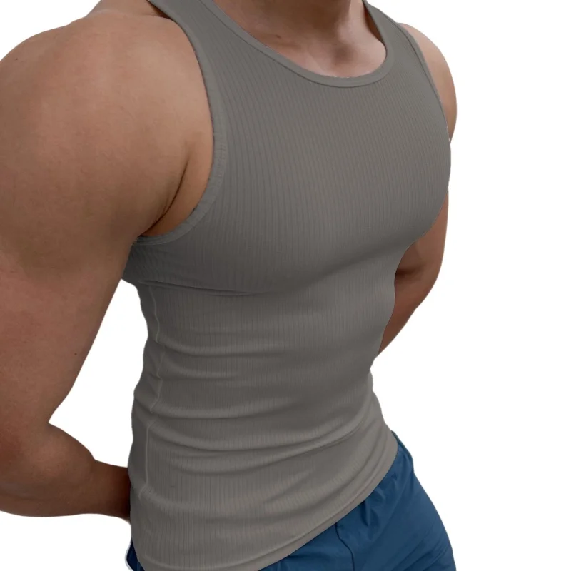 Men Running Sleeveless t-Shirt Casual Gym Tank Top Quick Dry Basketball Vest Fitness Bodybuilding Tops Man Clothes Streetwear
