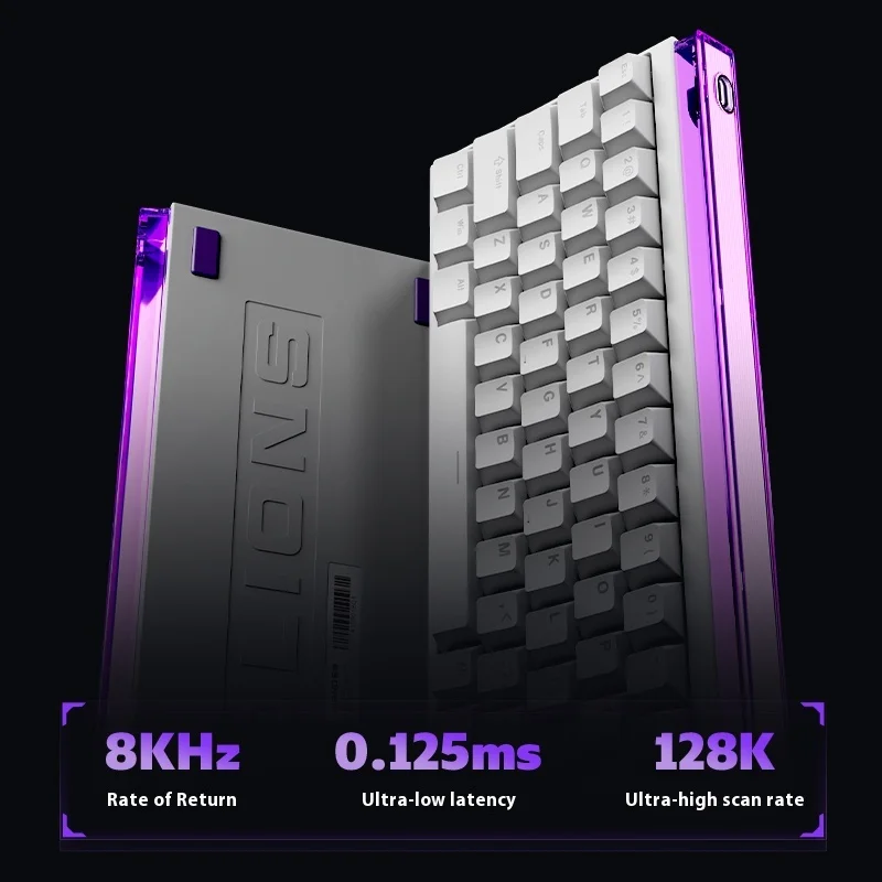 MeijiaLion Nano68 Teclado para jogos com interruptor magnético ajustável Nano68TTC TianWang Axis RT0.01 para entusiastas de esportes e jogos