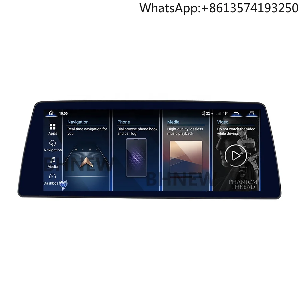 

Qualcomm 668S Carplay Android Autoradio for BMW 5 Series F10 F11 520I 525I 528I CIC NBT Multimedia Player 4G GPS Navi Stereo