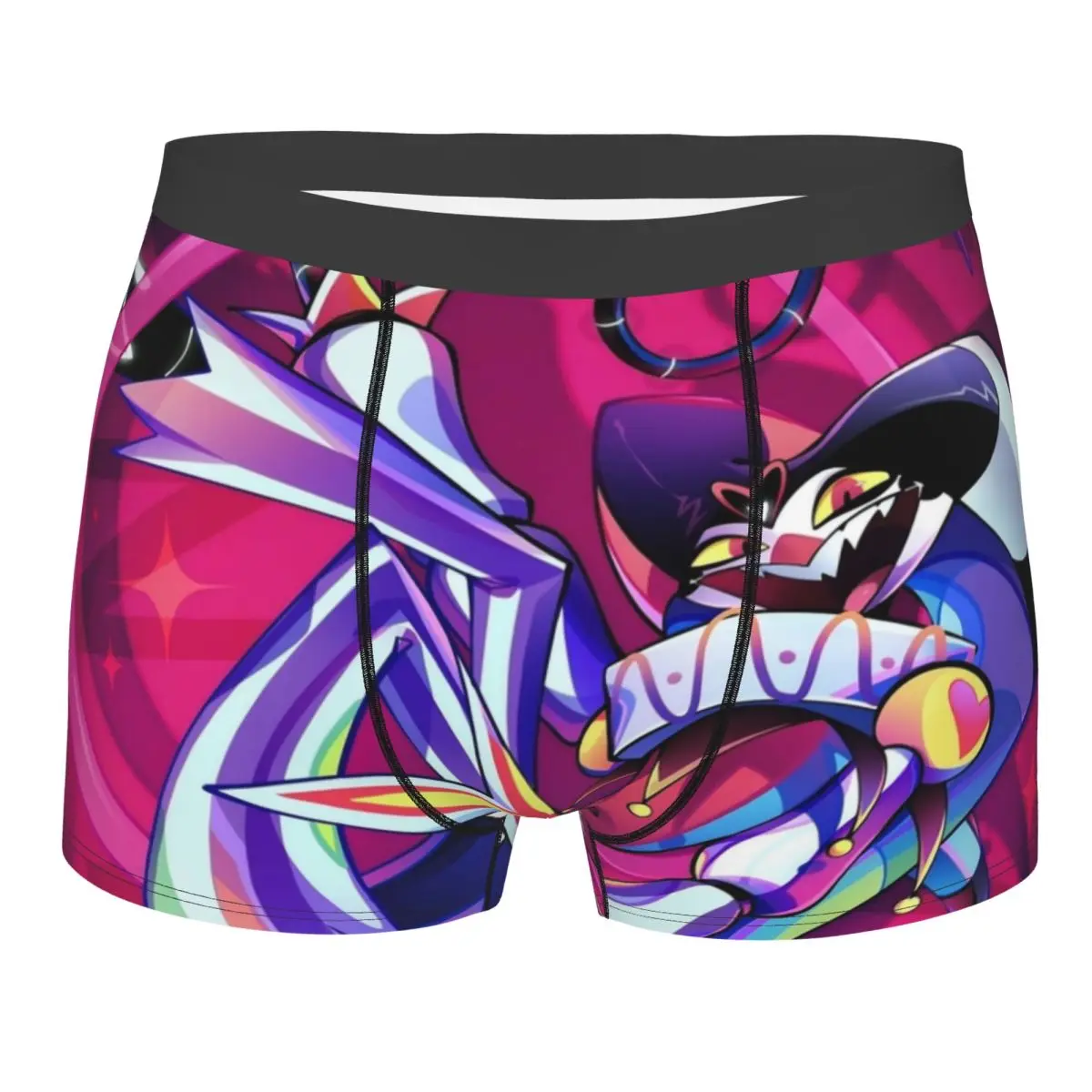 Novelty Animated Horror Musical Helluva Boss Boxers Shorts Underpants Men's Stretch Briefs Underwear