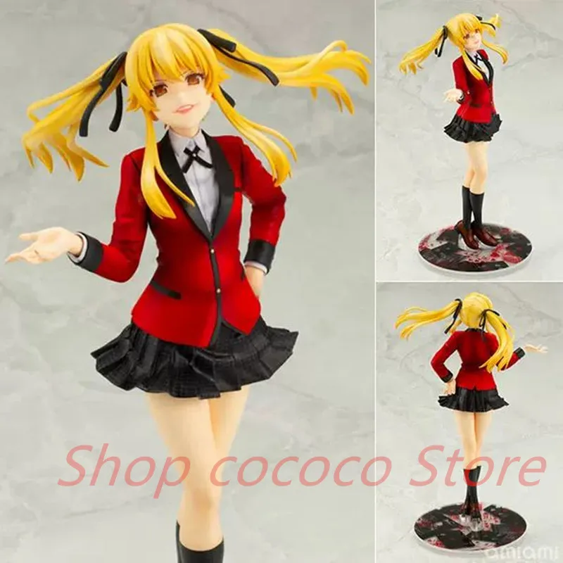 ARTFX J KAKEGURUI Meari Saotome Ver Gril Anime Figure hard PVC Action Collection Model Doll Gift