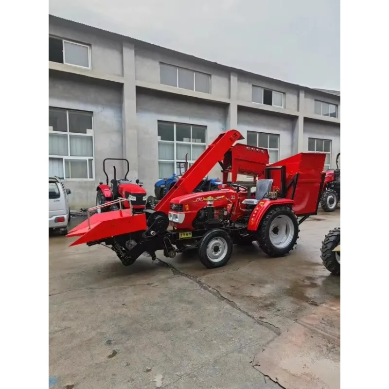 Mini Agriculture Machinery Tractor Corn Maize Harvester Customized Corn Combine Maize Picker Corn Silage Harvester