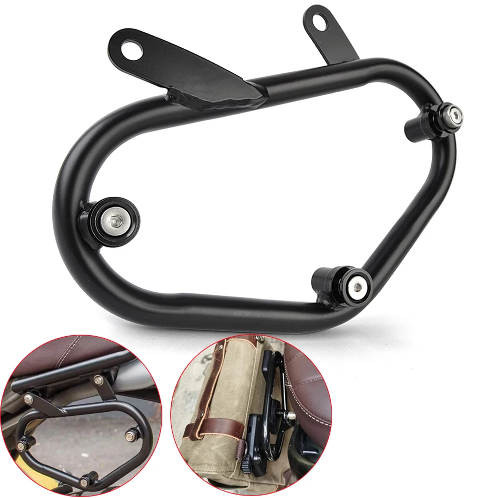

For Triumph Speed 400 Scrambler 400 X 2024 2025 Side Luggage Rack Saddlebag Bracket Support Carrier Case Side Trunk Bag Holder