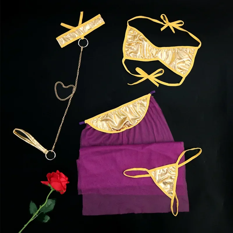 امرأة مثير مجموعة الملابس الداخلية شبكة صيد السمك المثيرة الملابس تأثيري بيكيني Ropa الخيال Lenceria الساخن Dancewear متجرد الملابس مثير ازياء #2