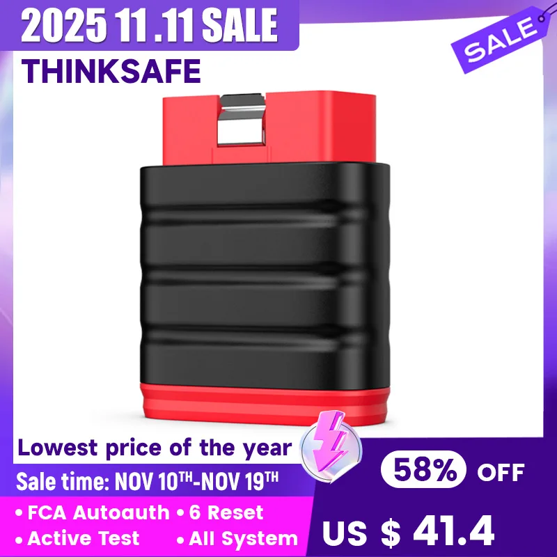 Thinkcar Thinksafe OBD2 сканер автоматический считыватель кодов OBD 2 для автомобильного диагностического инструмента двунаправленный автомобильный сканер PK thinkcar BD6 Thinkcar Thinksafe OBD2 сканер автоматический считыватель кодов OBD 2 для автомобильного диагностического инструмента двунаправленный автомобильный сканер PK thinkcar BD6