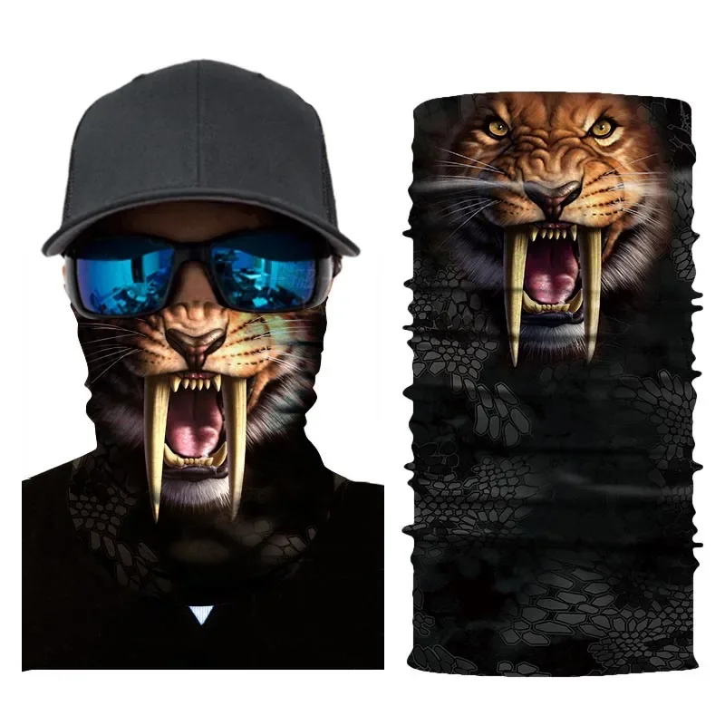3D Tier Ski Maske Radfahren Snowboard Schal Neck Warmer Gesicht Maske Winter Balaclava Fahrrad Neue Gesicht Maske Schal