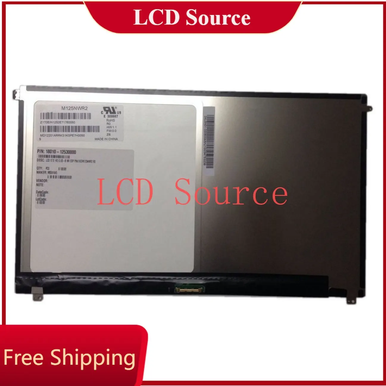 wxga-edp-30-broches-led-ecran-lcd-m125nwr2-r0-125-''pouces-panneau-d'affichage