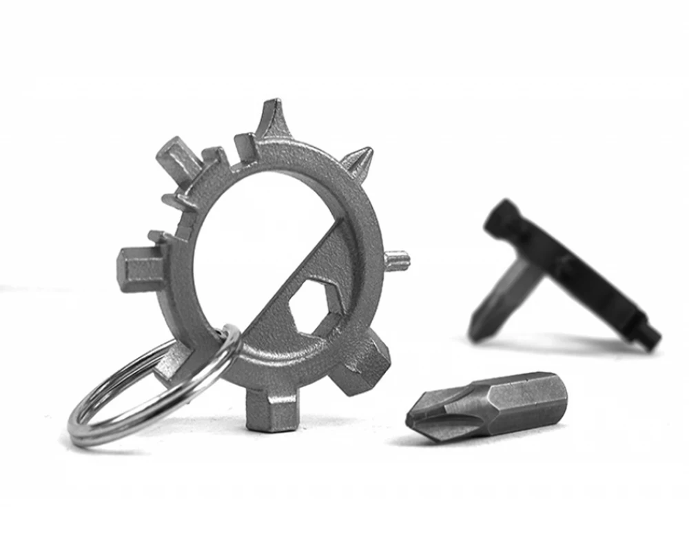 Ngoài Trời Đa Năng Di Động EDC Dụng Cụ Bạch Tuộc Dụng Cụ Sửa Chữa Xe Đạp Phần Cứng Chìa Khóa