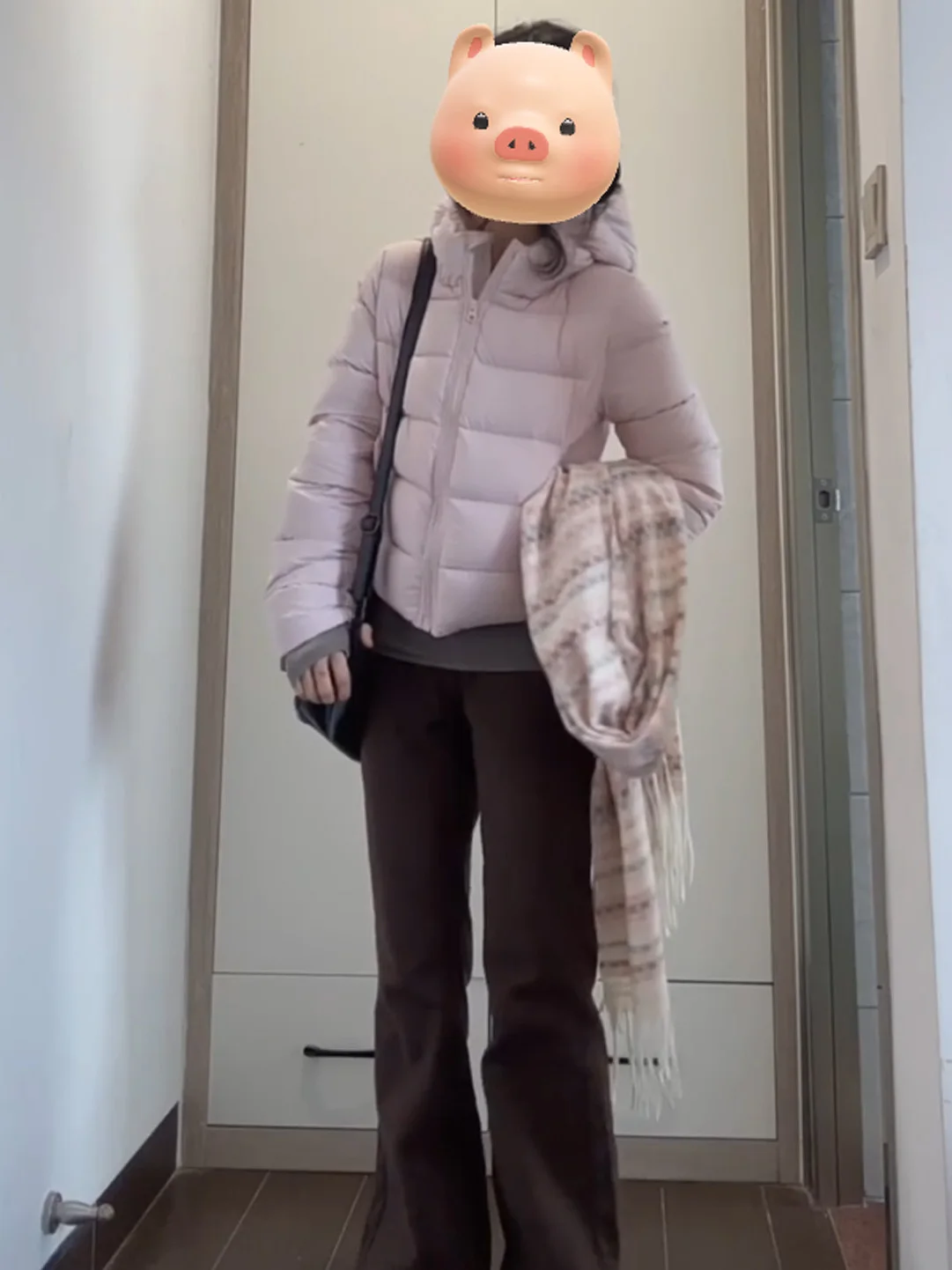 

Korean Style Pink Hooded Thickened Cotton Jacket High Quality Age-Defying Versatile Women's Winter Outerwear Straight Cut