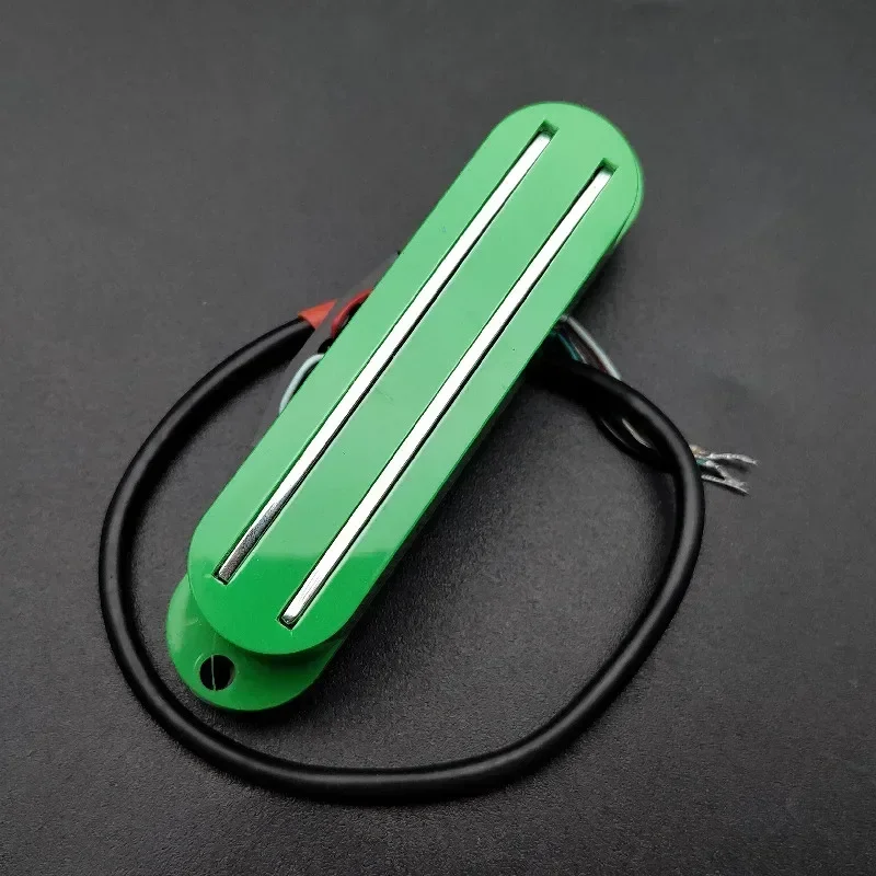 Mini Humbucker Dual Rail 9K ST Style Humbucker Twin Blade Pickup for FD ST Electric Guitar Replacement Multi Color