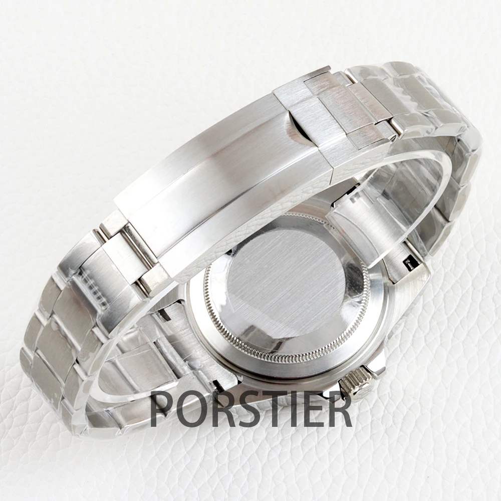 NH35 39mm Watch Case 20mm Oyster/Jubilee Strap Sapphire Glass Waterproof for Explorer NH34 NH35 NH36 NH38 Movement 28.5mm Dial