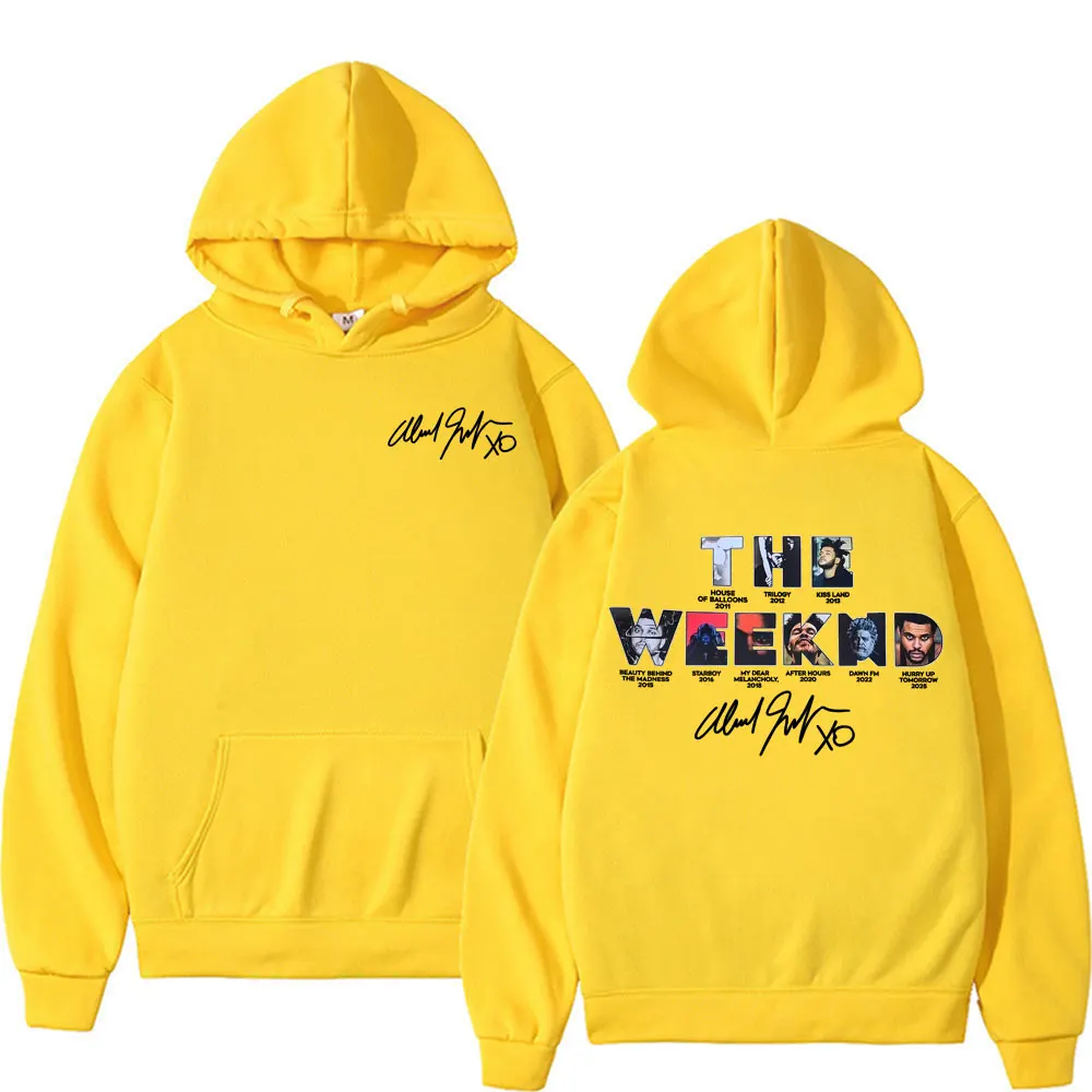 The Weeknd Hurry Up Tomorrow غلاف الألبوم 2025 هوديي رجالي Harajuku Hip Hop هوديي غير رسمي عصري #3