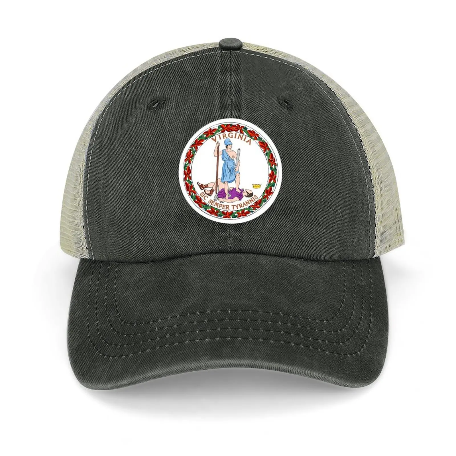 

The Virginian (Flag of the State of Virginia) Baseball Cap sailor cap for men Male hat winter hats for men Mens Hats Women's