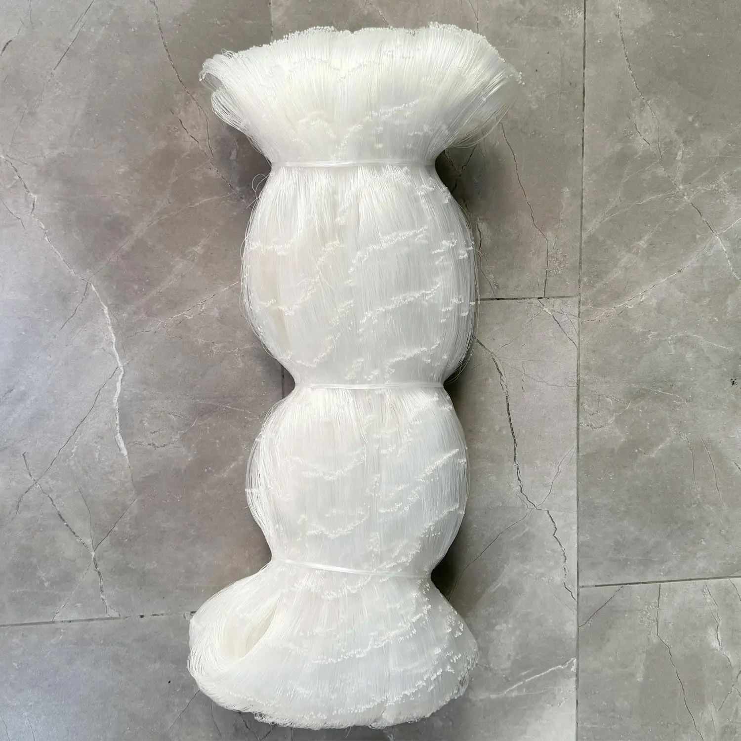 

Нейлоновая шелковая рыболовная жаберная сеть, полуфабрикат, ячейка 2x2 дюйма, диаметр нити 0,38 мм, для профессионального использования