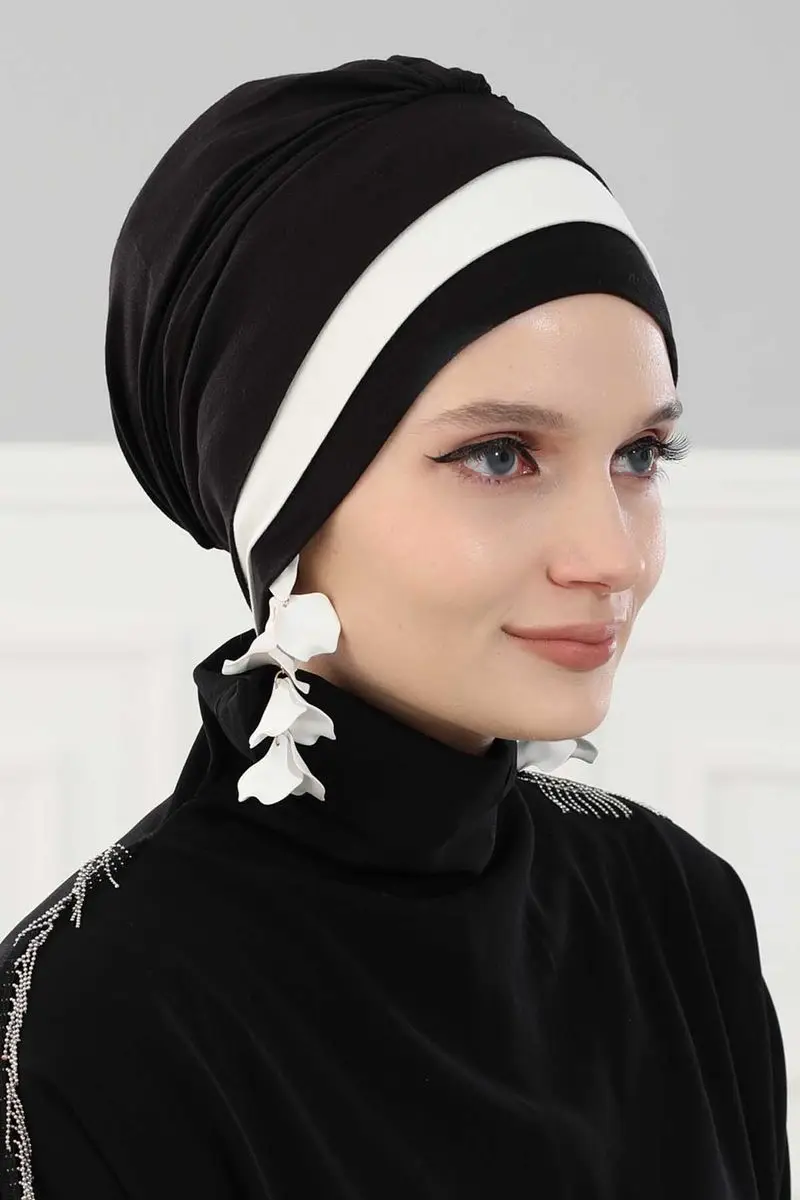 Doppel farbe gekämmte Knochen schwarz