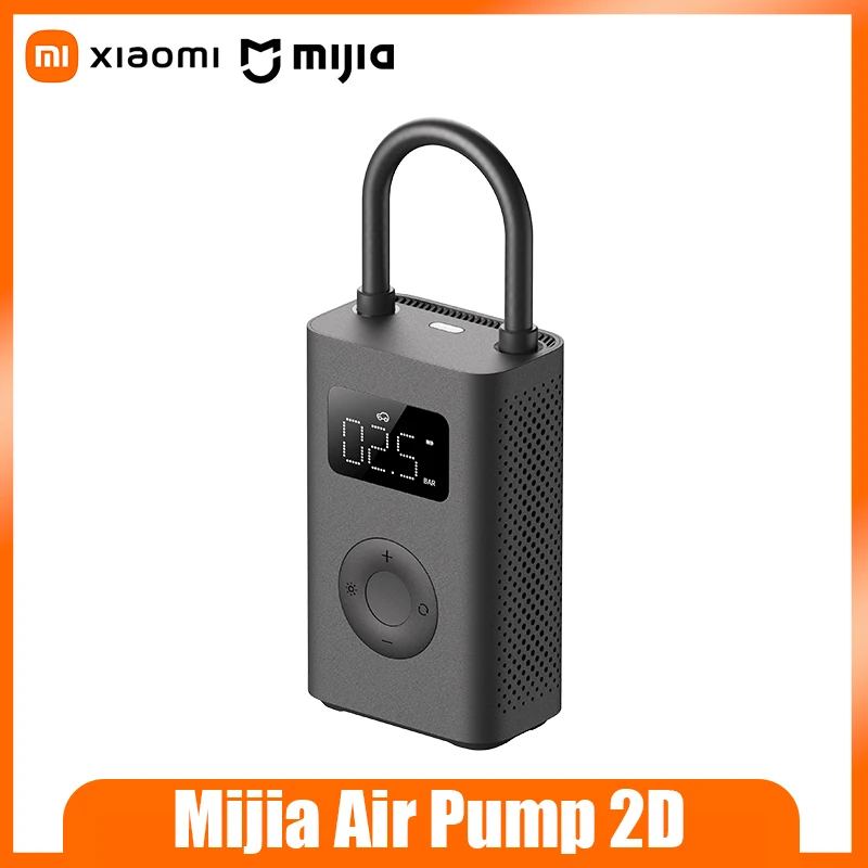 AliExpress Xiaomi Mijia Air Pump 2D Type-C Fast Charging Tire Pressure Display Car Bicycle Ball Portable Inflatable Car Emergency