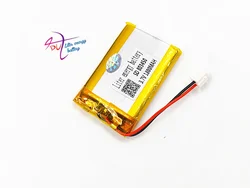 JST PH 2.54mm 803450 3.7V 1800MAH Lithium Polymer LiPo Rechargeable Battery with connector For Mp3 GPS bluetooth Camera watch
