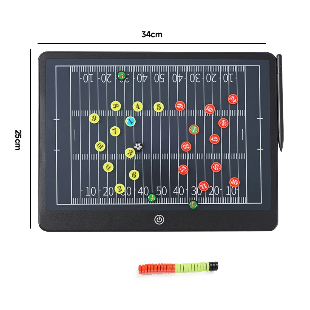 Soccer Coaching Tactics Board with LCD and Magnetic Stickers for Clear Visual Communication of Team Formations