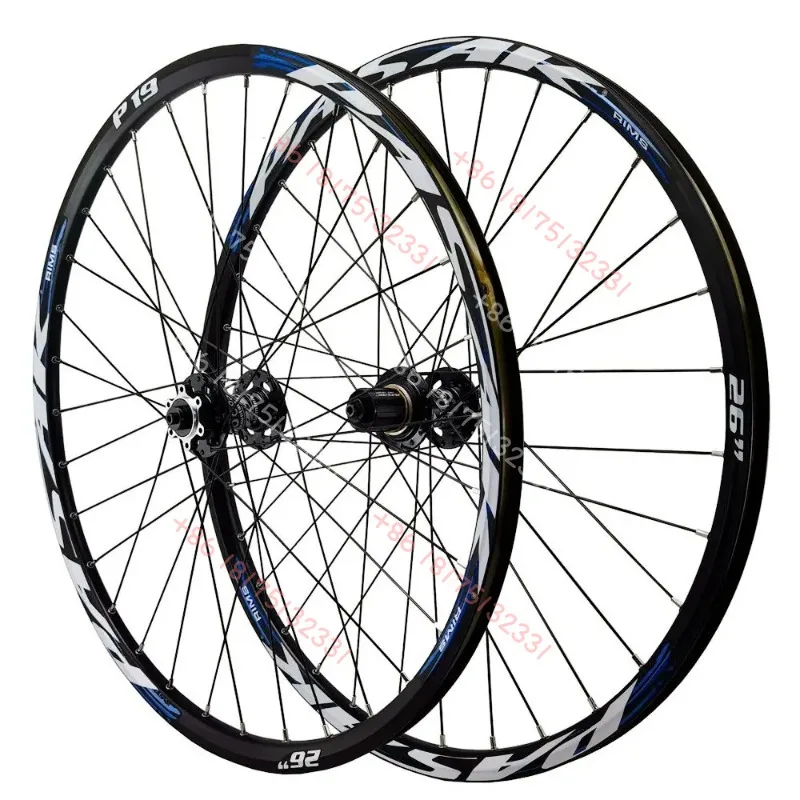 

MTB bicycle wheels mountain bike wheel front2 rear4 bearing 26/27.5/29inch HG MS Six Hole Disc Brake QR100 135alloy hub thru