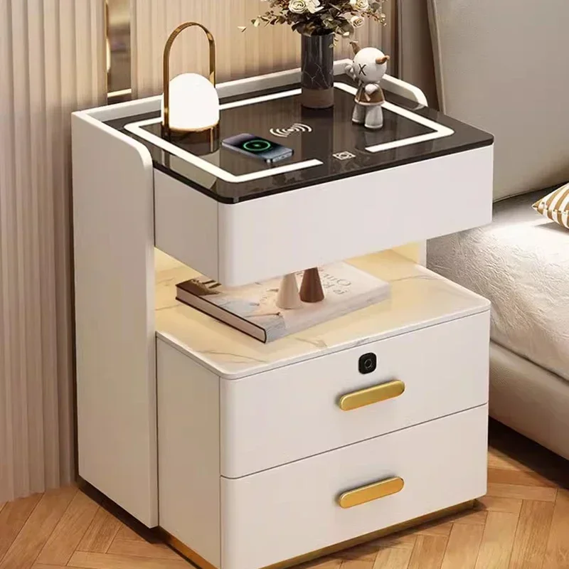 Bed Table Side Tables Smart Furniture Bedside Dressers Bedroom Nightstand Nightstands Night Mesinhas De Cabeceira Stand Home