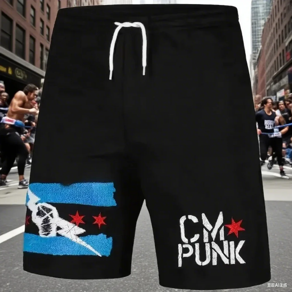 

2025 New Summer Punk Shorts Wrestling Match Casual Layer Quick Dry Beach Pants Surfing Loose Summer Basketball Shorts