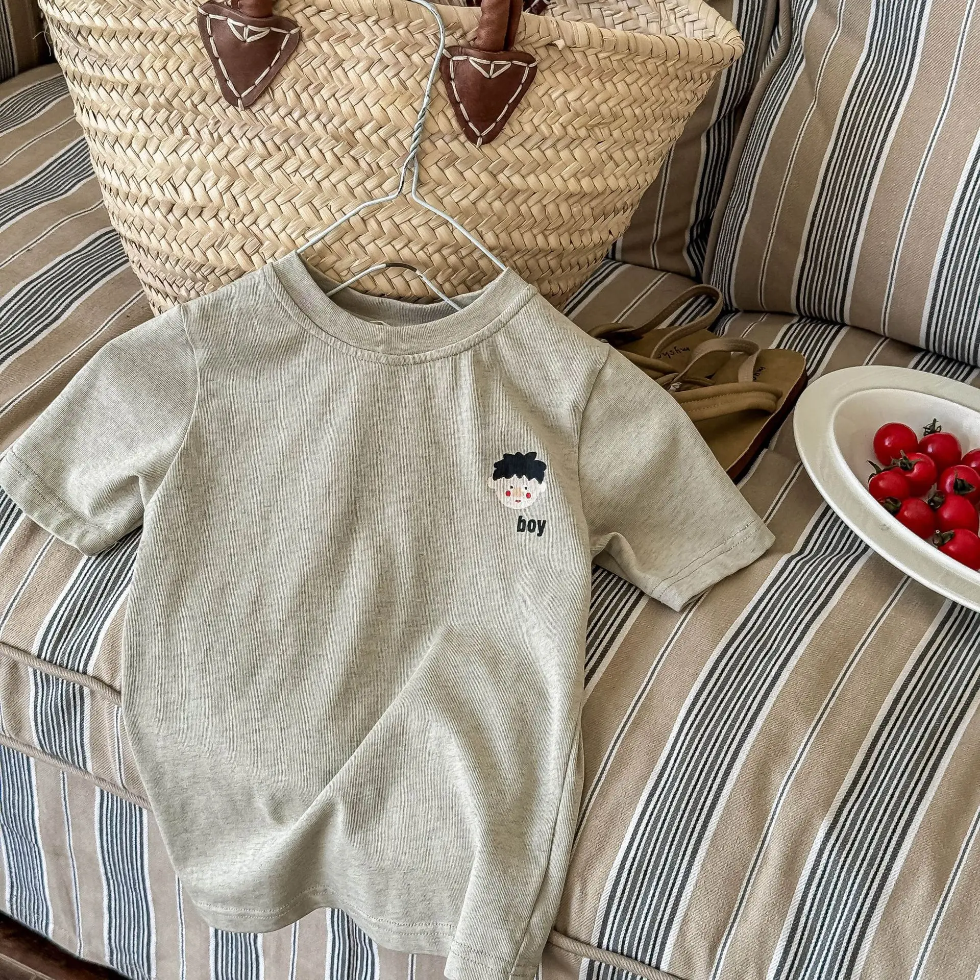 2026 Summer New Children Short Sleeve T Shirts Cute Cartoon Print Boys Girls T Shirts Baby Cotton Tee Kids Casual Tops