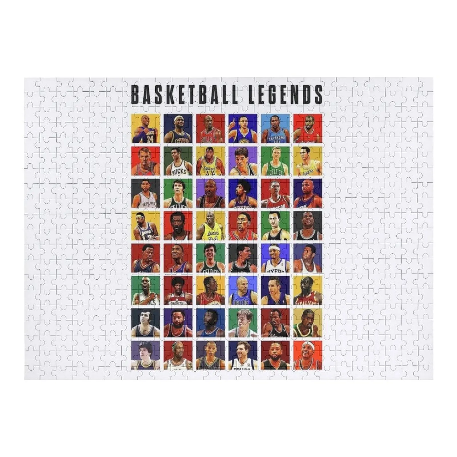 

The Basketball Legends Jigsaw Puzzle Woodens For Adults With Photo Puzzle