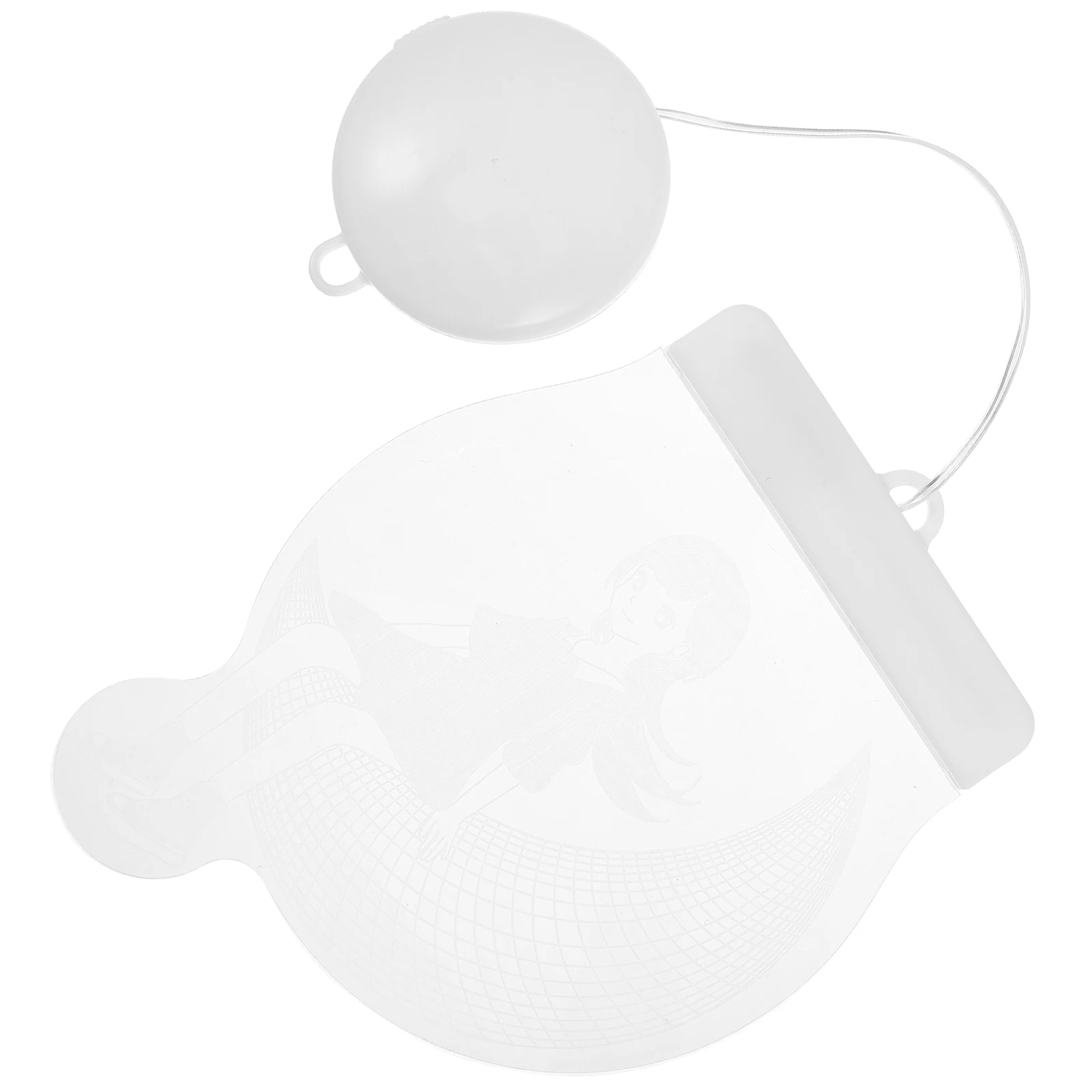 

Creative Suction Indoor Window Lights Hanging Lamp White Plastic Bedroom Window Decor Kids Room LED Night Light